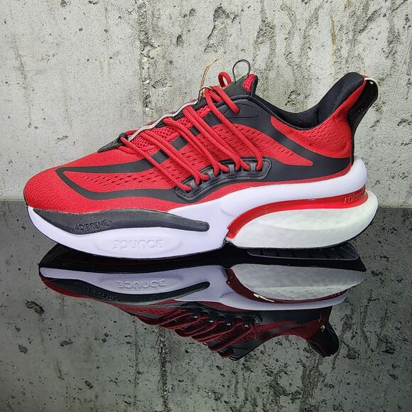 adidas Other - MSRP $130 Louisville Alphaboost V1 Shoes Men's 10 Red/Black